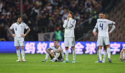 Italy miss out on World Cup for third straight time after shootout loss to Bosnia