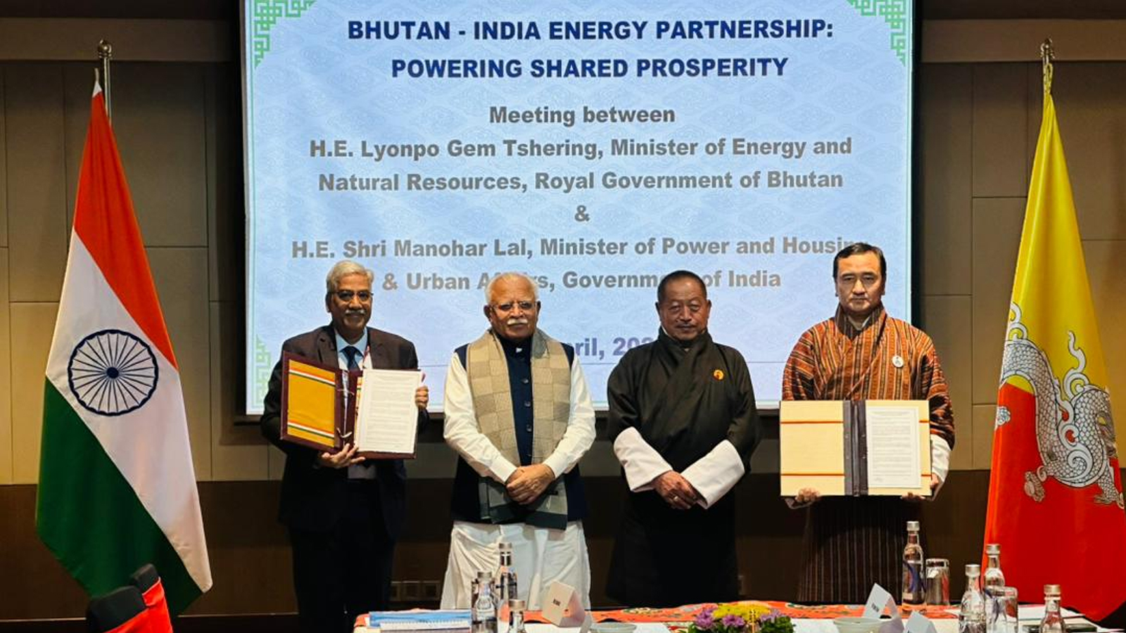 Manohar Lal begins Bhutan visit; India-Bhutan sign key power agreements