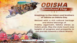 President Murmu, PM Modi extend greetings on Utkala Dibasa; hail Odisha’s rich heritage and contributions