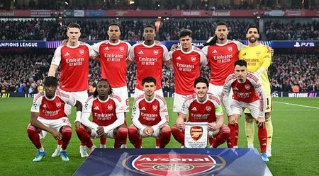 Arsenal hold off Sporting to enter Champions League SFs