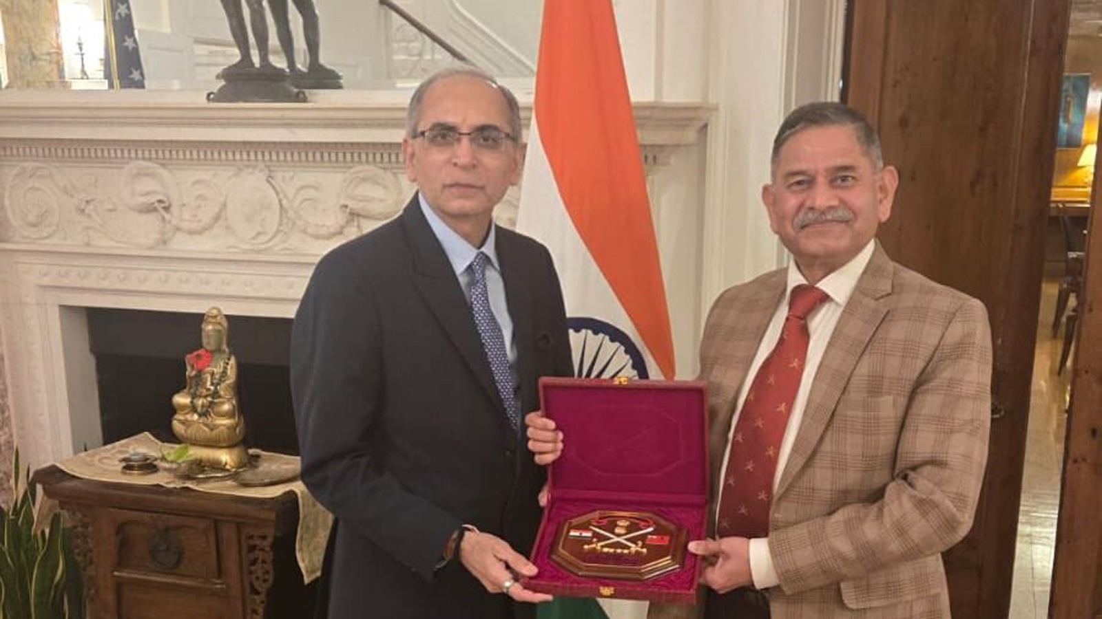 Army Chief Gen Dwivedi meets Indian ambassador ahead of key engagements in Washington
