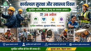 कार्यस्थल सुरक्षा और स्वास्थ्य दिवस: सुरक्षित श्रमिक, समृद्ध राष्ट्र का सशक्त आधार