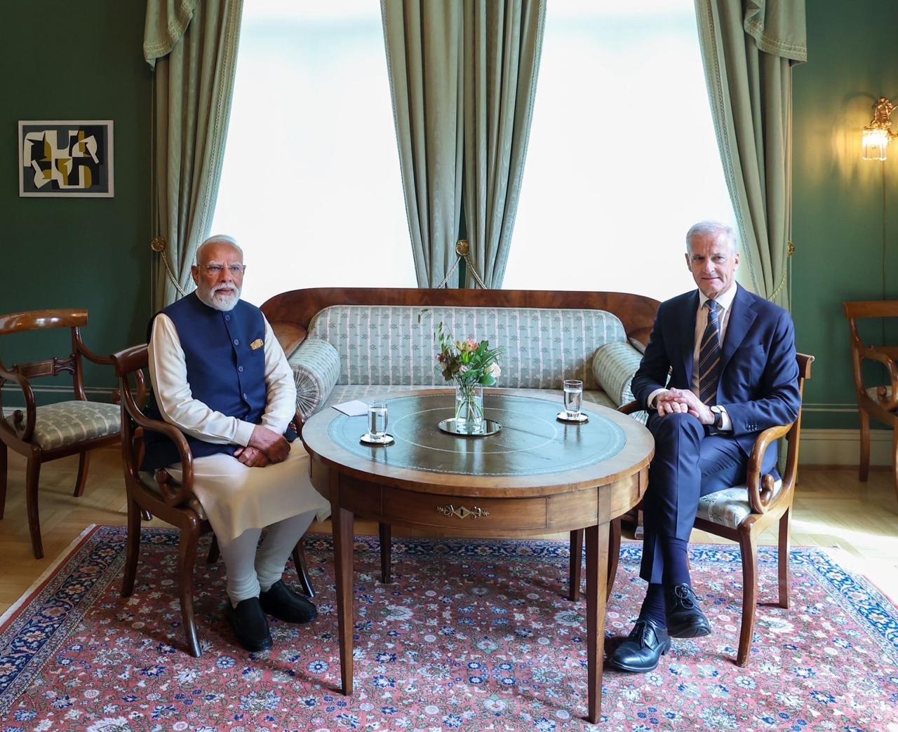 पीएम मोदी और नॉर्वे के पीएम की सार्थक बातचीत, ग्रीन स्ट्रेटेजिक पार्टनरशिप पर सहमति