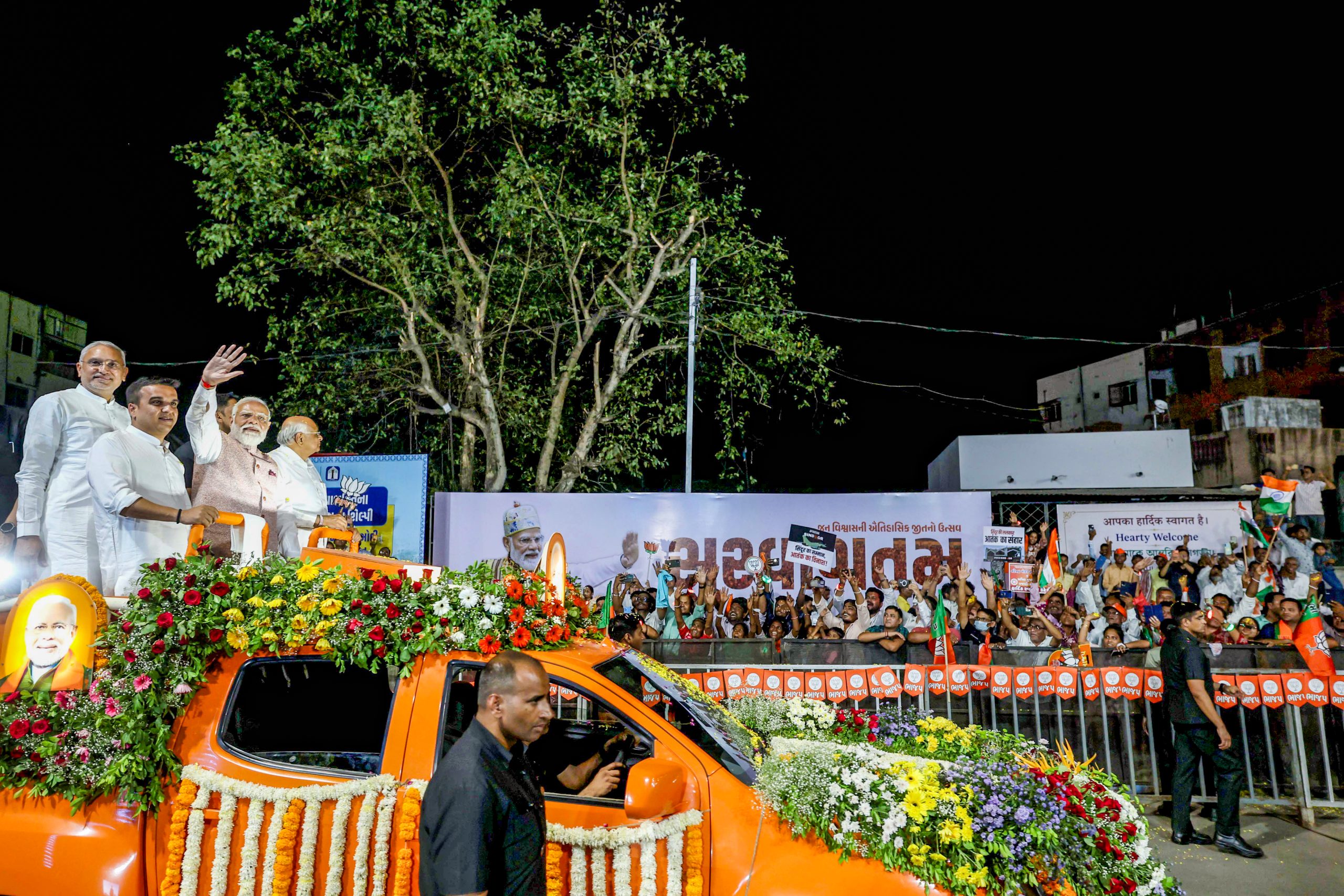 PM Modi wraps Gujarat visit with grand Vadodara roadshow, cultural showcase