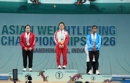 Asian Weightlifting Championships: Gyaneshwari Yadav wins silver, bronze in 53kg category