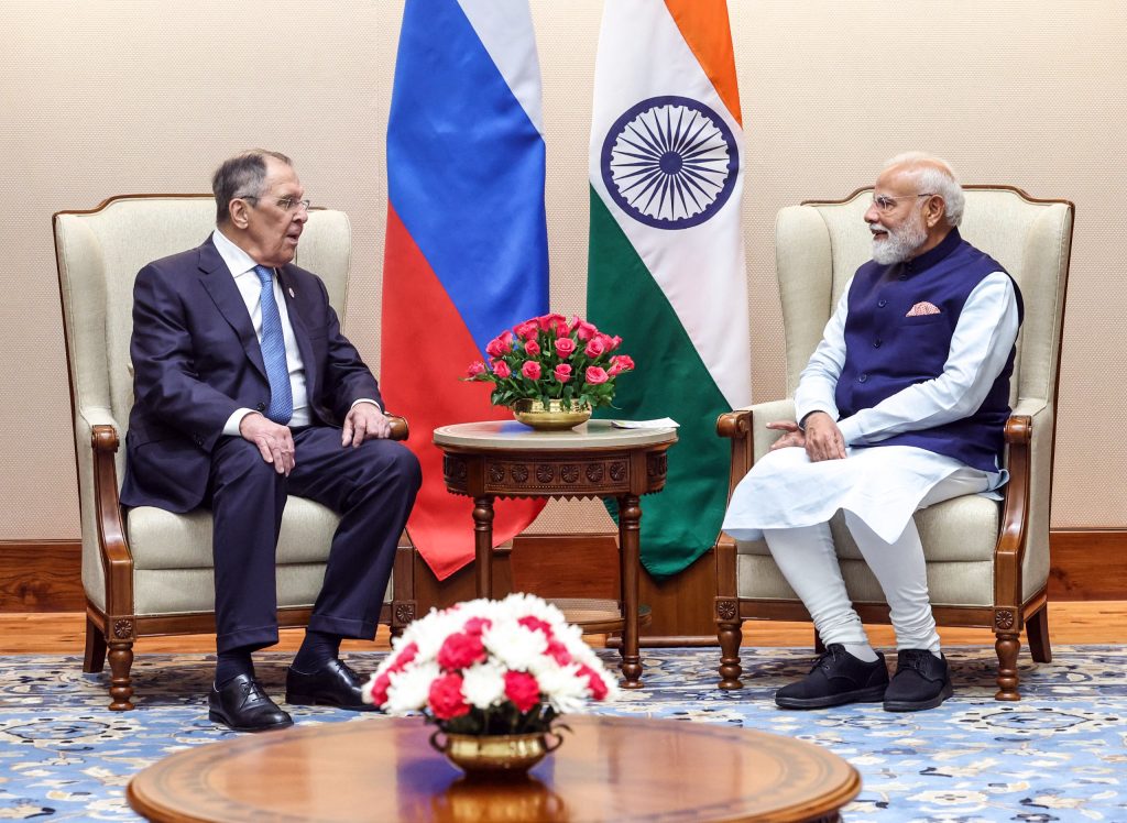 PM Modi meets Russia’s FM Sergei Lavrov