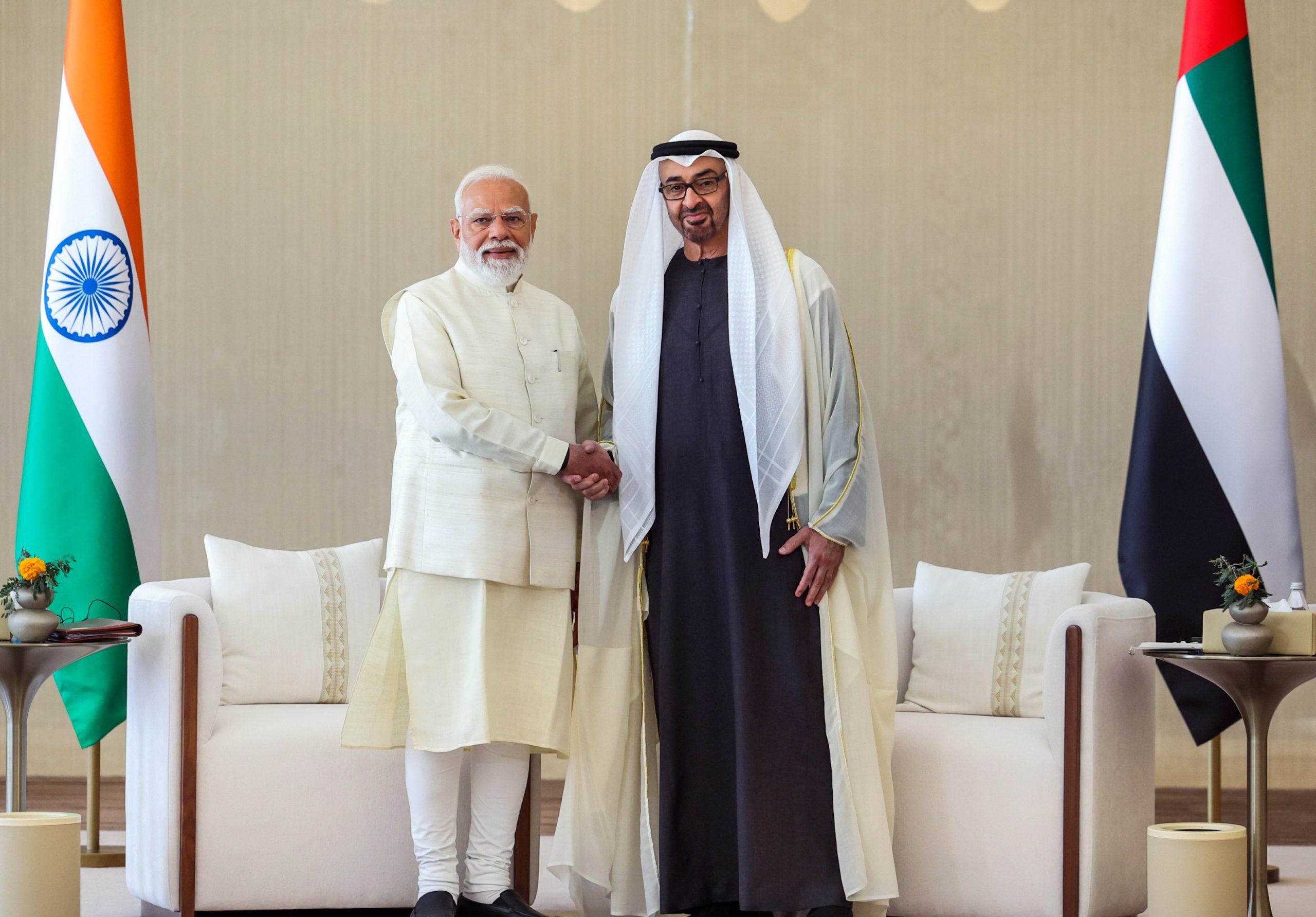‘India stands shoulder-to-shoulder with UAE in every situation’: PM Modi during bilateral meet with President Zayed Al Nahan