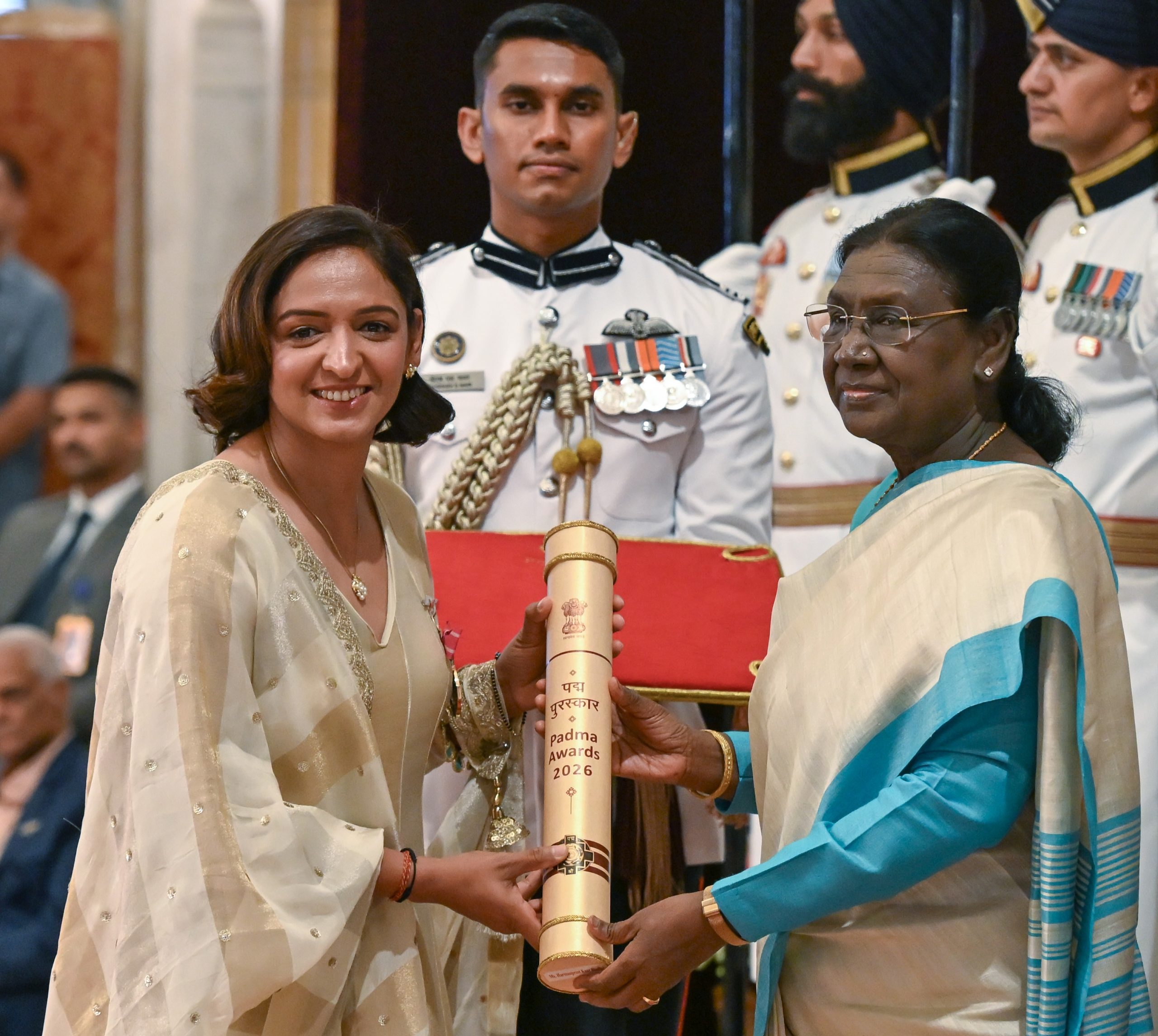 Harmanpreet Kaur honoured with Padma Shri for contributions to Indian cricket