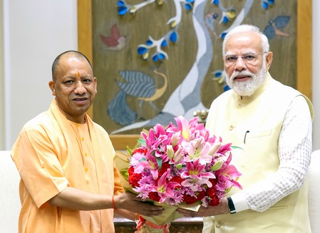 ‘World’s most popular leader’: CM Yogi hails PM Modi as BJP-led govt marks 12 years at Centre