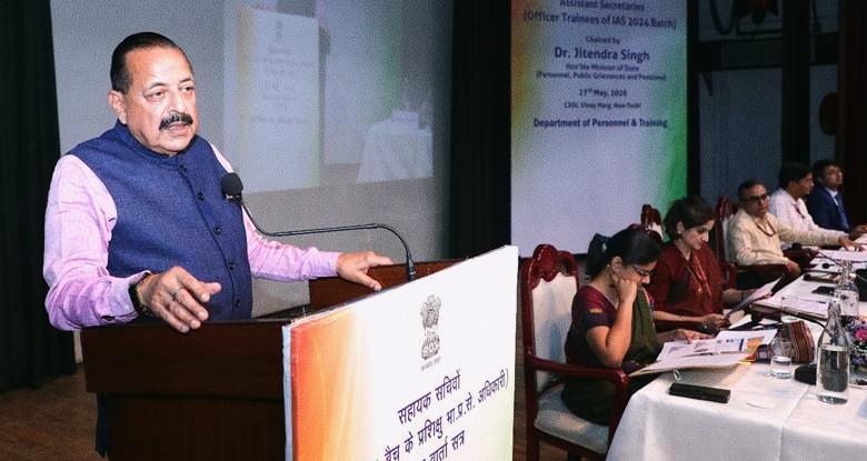 आईएएस में महिलाओं की हिस्सेदारी रिकॉर्ड 41% पहुंची : डॉ. जितेंद्र सिंह