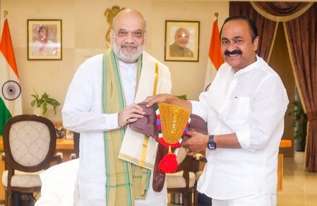 Kerala CM Satheesan meets Amit Shah in New Delhi