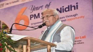 पीएम स्वनिधि योजना ने स्ट्रीट वेंडर्स को दिया सम्मान, सुरक्षा और आत्मनिर्भरता का नया आधार : मनोहर लाल