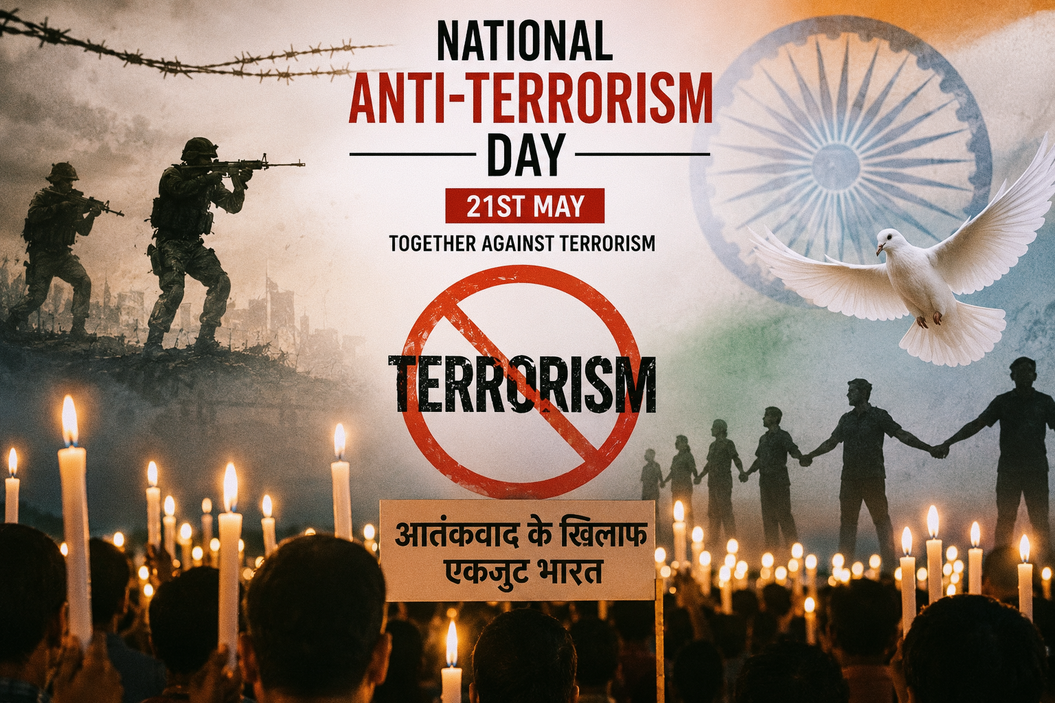 आतंकवाद के खिलाफ भारत का संकल्प और जागरूकता का दिन: राष्ट्रीय आतंकवाद विरोधी दिवस