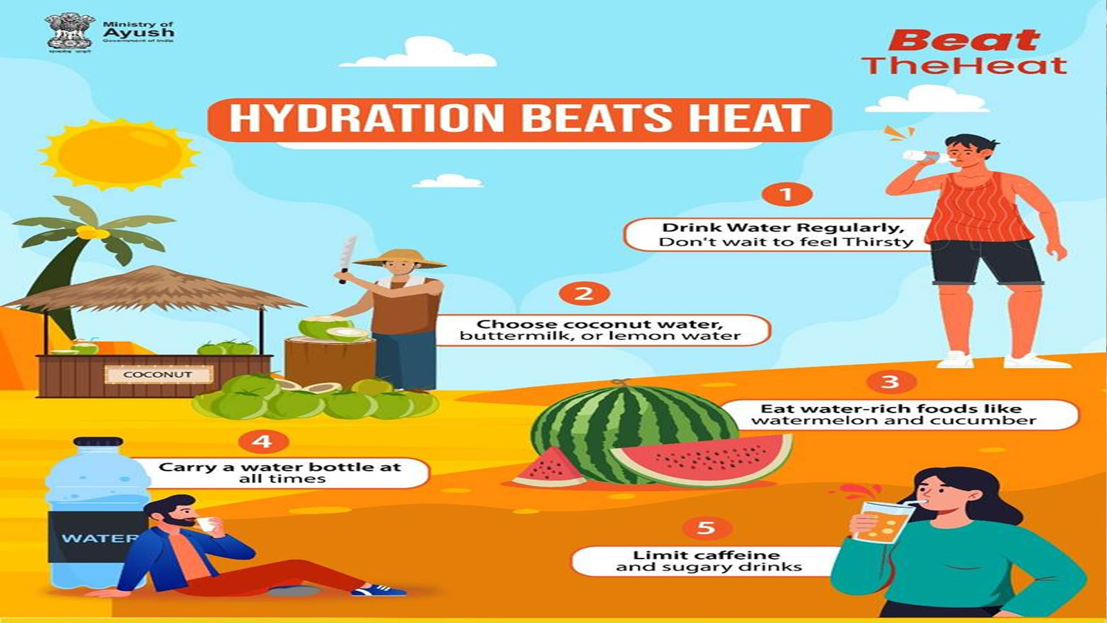 Ayush Ministry issues heatwave advisory as temperatures soar across north India