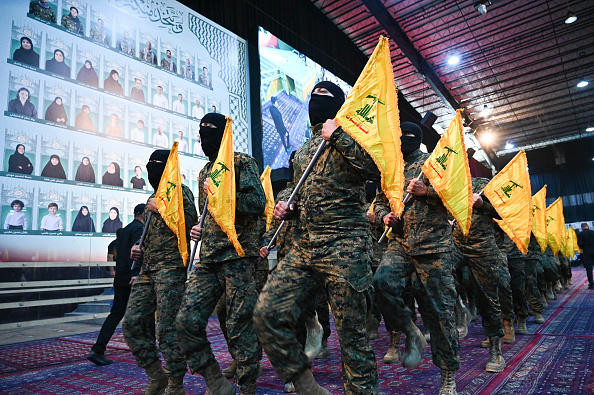 Hezbollah Supporters Listen To Naim Qassem's Speech In Beirut