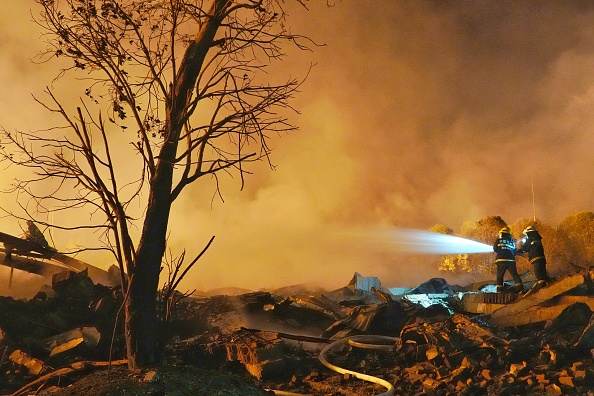 All-out Rescue Work Underway After Central China Firework Plant Explosion