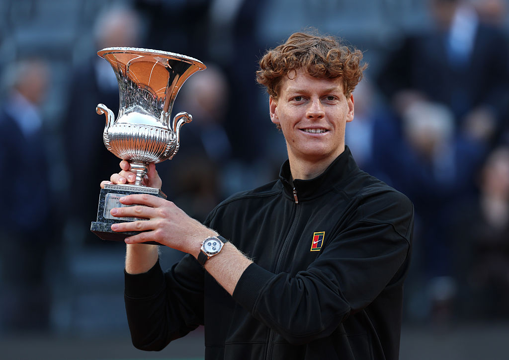 Tennis-Sinner wins Italian Open to complete Masters collection
