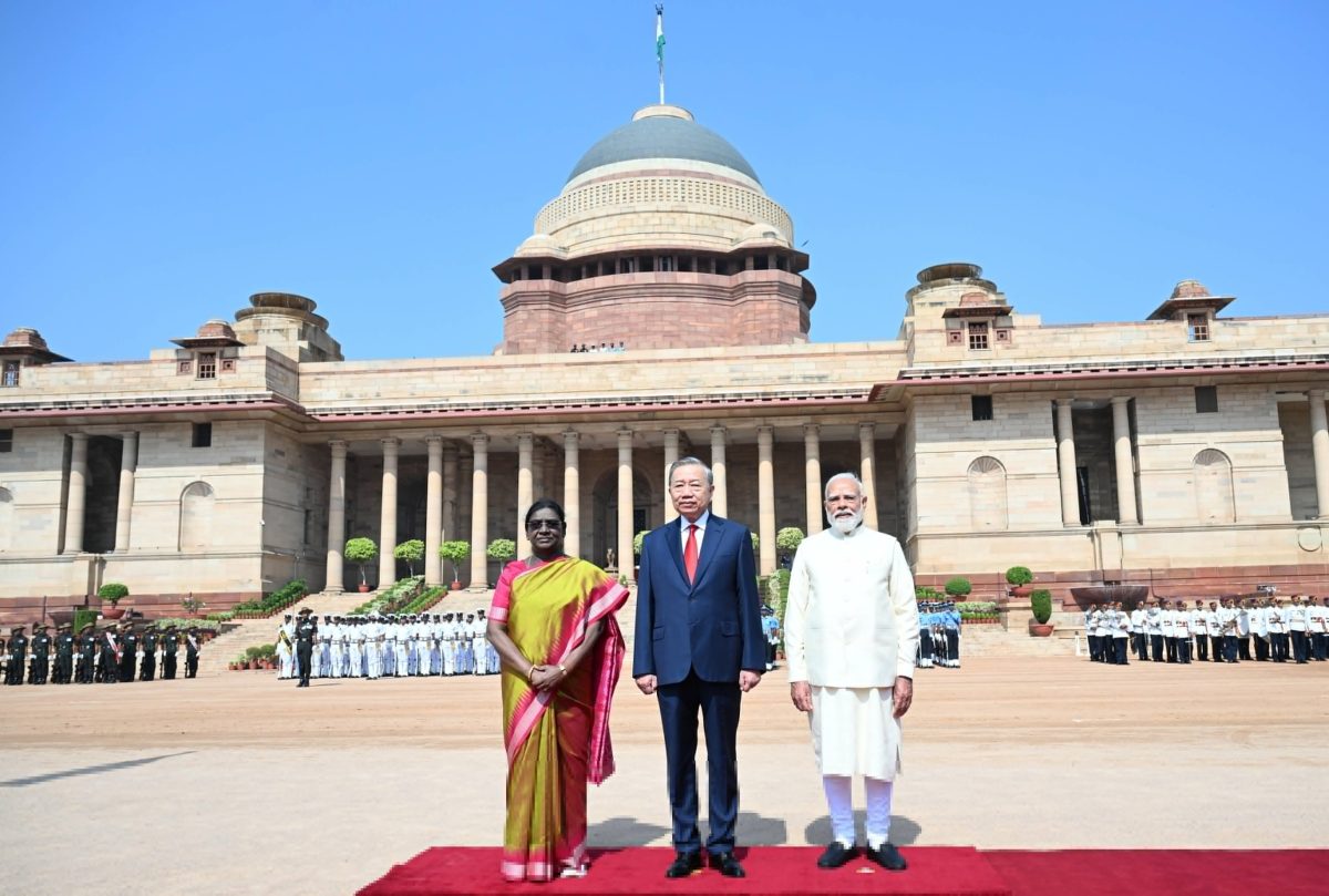 राष्ट्रपति भवन में वियतनाम के राष्ट्रपति का भव्य स्वागत, आज होंगी कई अहम बैठकें