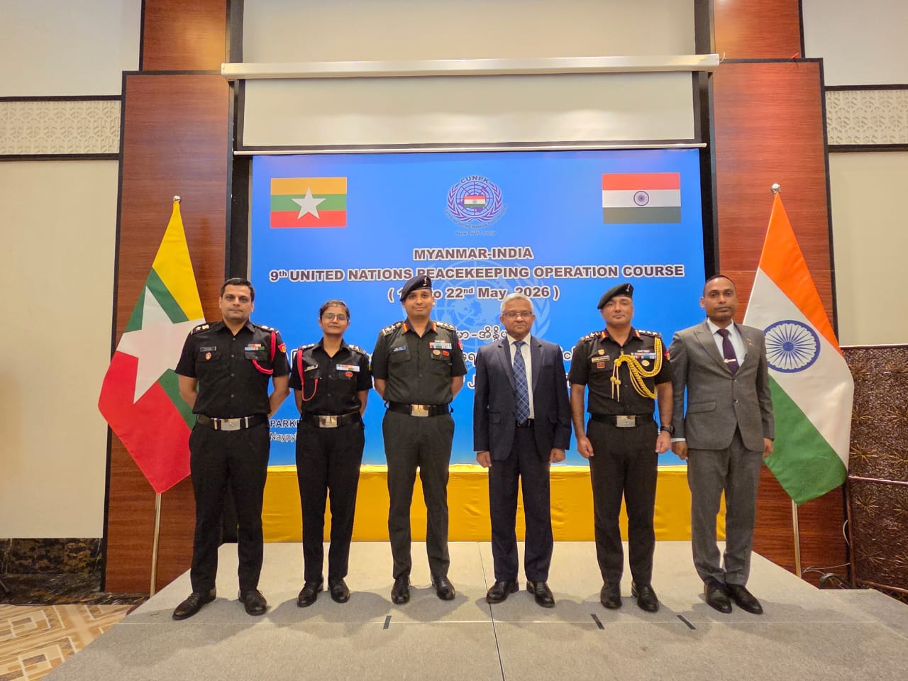 Myanmar: India begins UN peacekeeping training for 30 officers in Naypyidaw