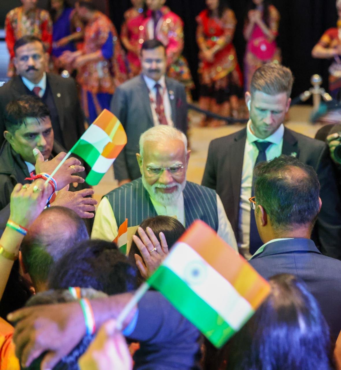 PM Modi receives warm welcome from Indian community in The Hague