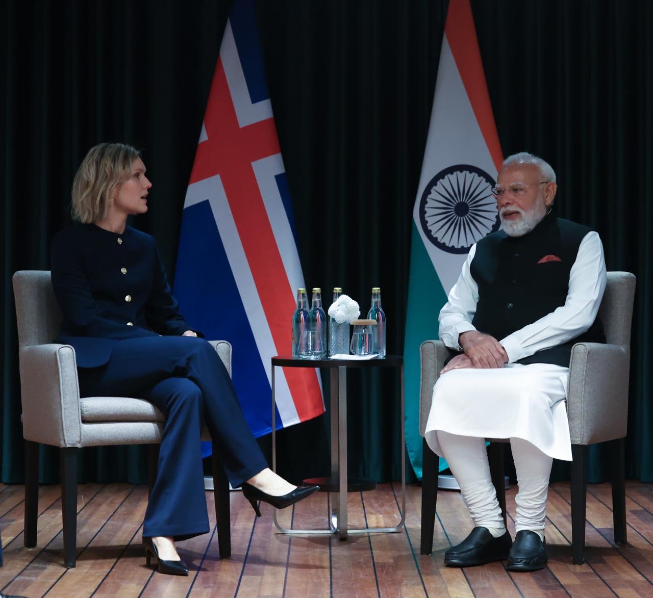 पीएम मोदी और आइसलैंड की प्रधानमंत्री के बीच ओस्लो में द्विपक्षीय बैठक, भारत-नॉर्डिक सहयोग पर जोर