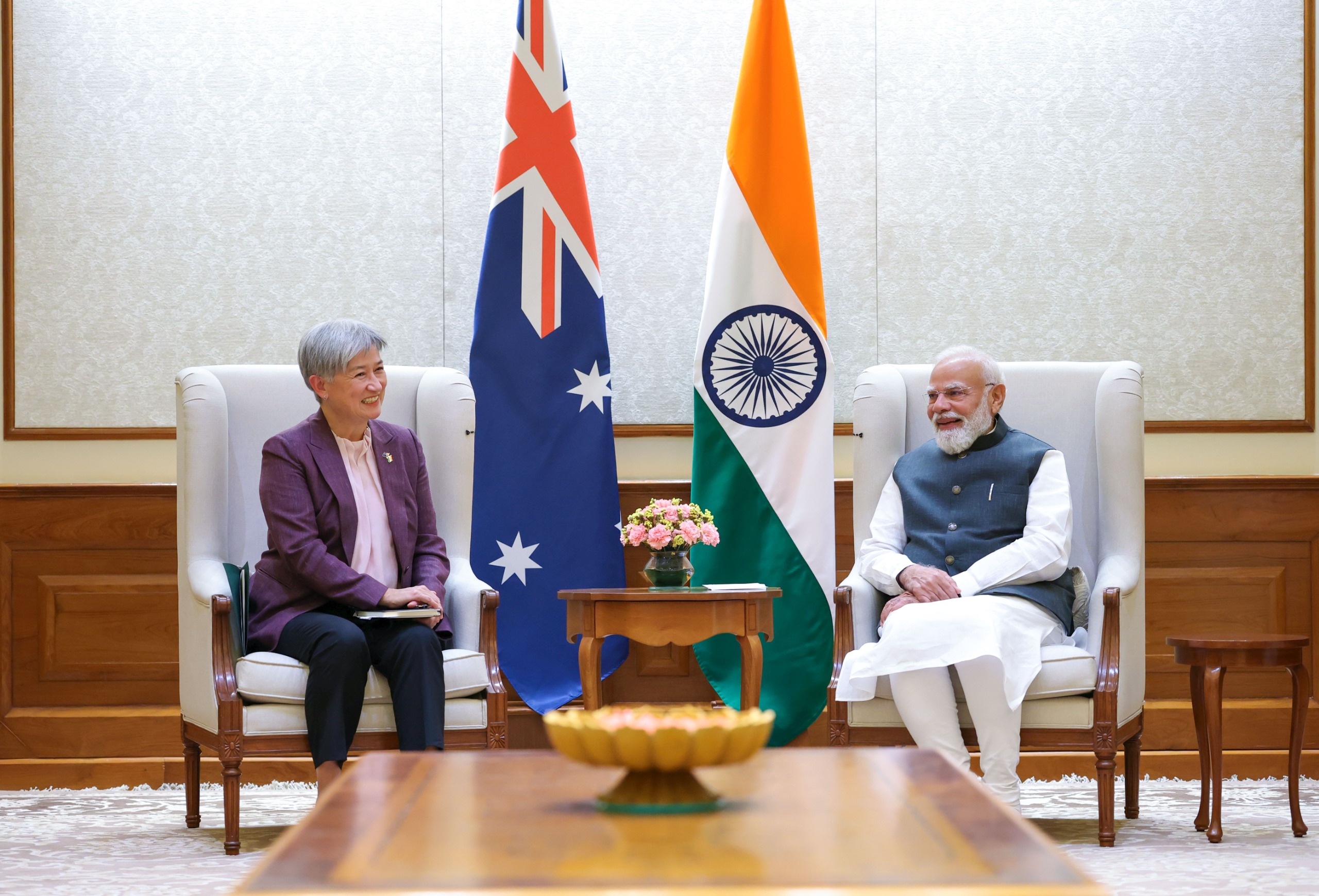 Australian Foreign Minister calls on PM Modi, discusses growing strategic ties