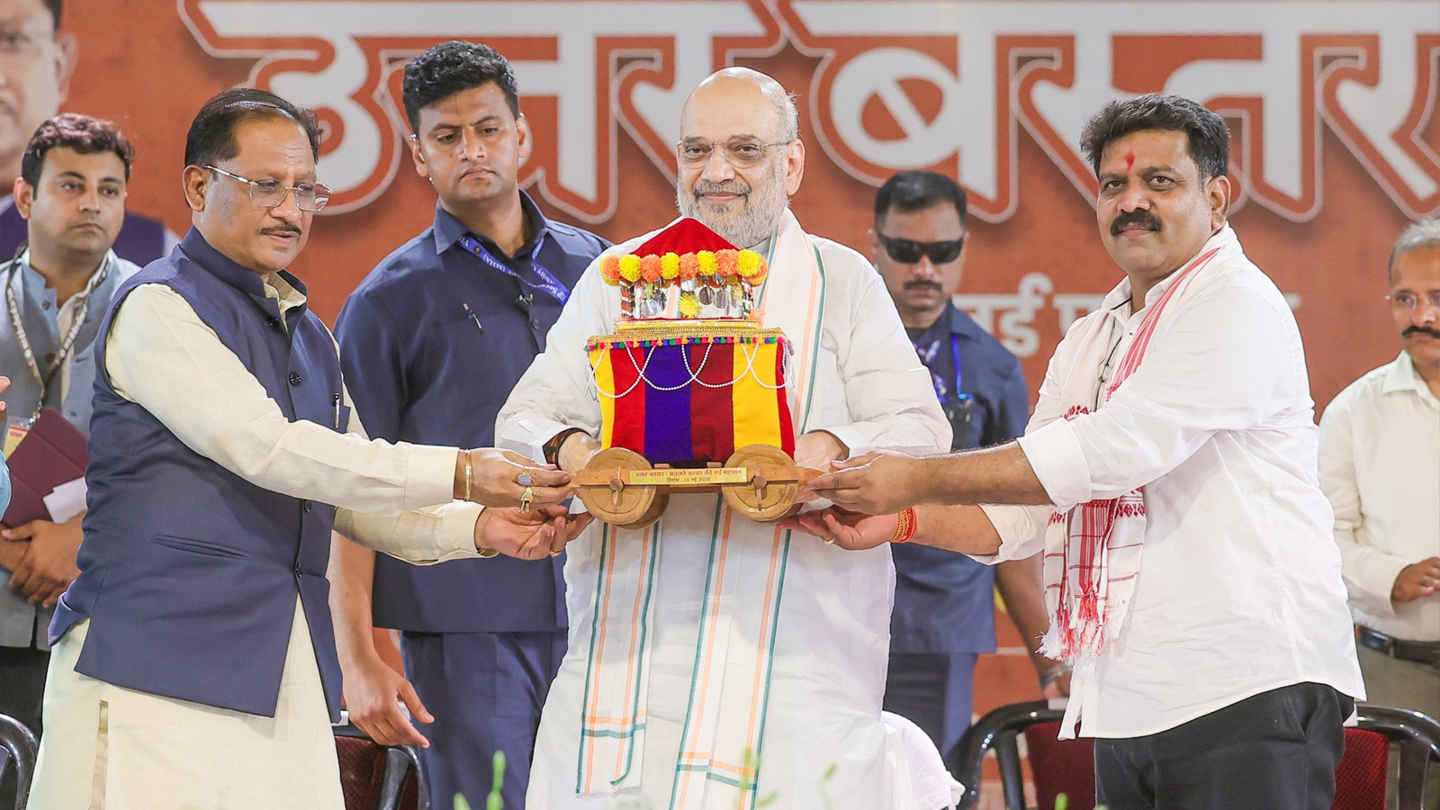 ‘India is now Naxal-free’: Amit Shah meets martyrs’ families, announces new development push for Bastar