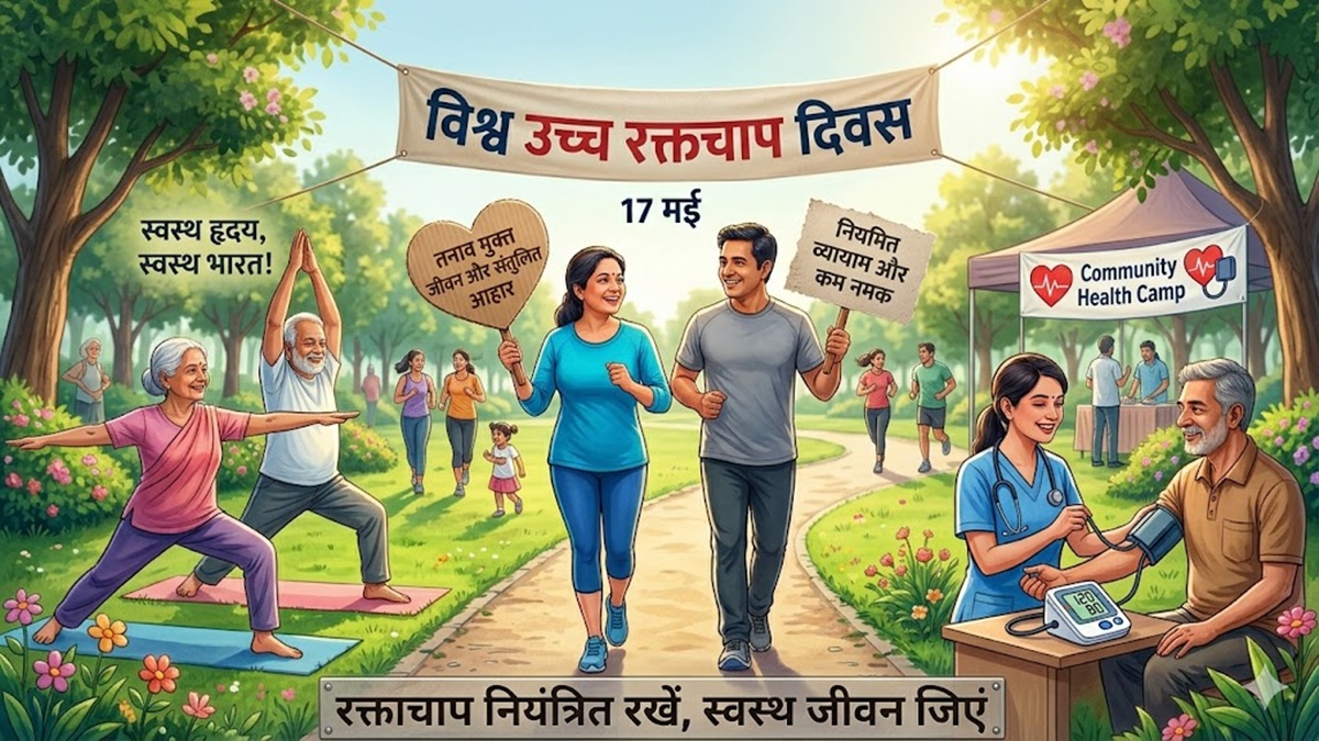 विश्व उच्च रक्तचाप दिवस : स्वस्थ हृदय, संतुलित आहार और नियमित दिनचर्या ही है वास्तविक समृद्धि का आधार