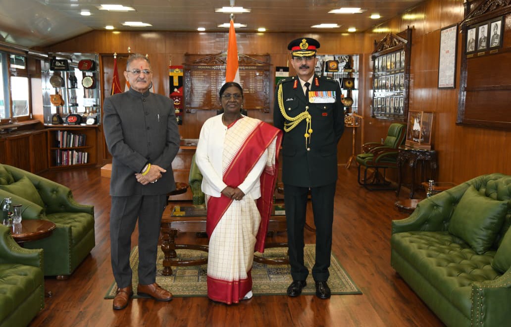 President Murmu visits Army Training Command in Shimla, emphasises modern military training and readiness