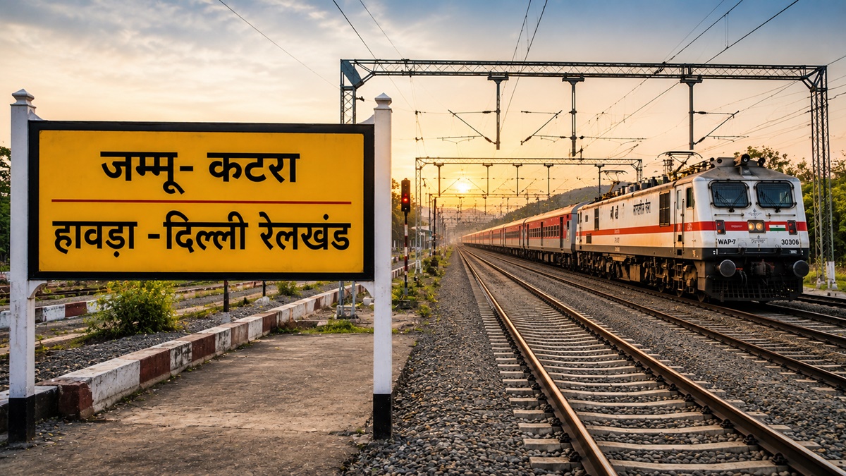 जम्मू-कटरा और हावड़ा-दिल्ली कॉरिडोर को बड़ी सौगात, 1,200 करोड़ के रेल प्रोजेक्ट्स मंजूर