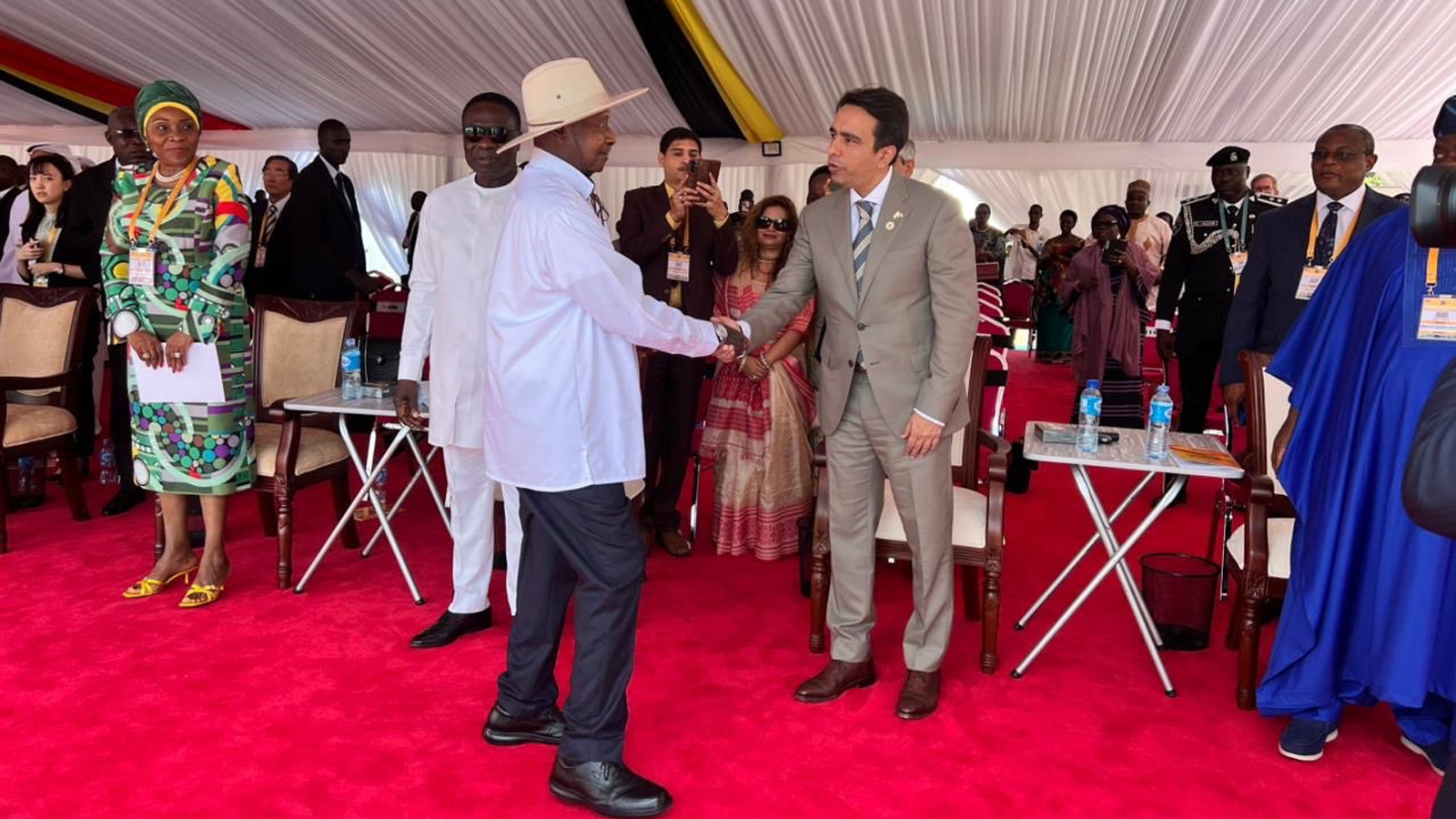 Jayant Chaudhary represents India at Uganda President Museveni’s swearing-in ceremony, reaffirms bilateral ties
