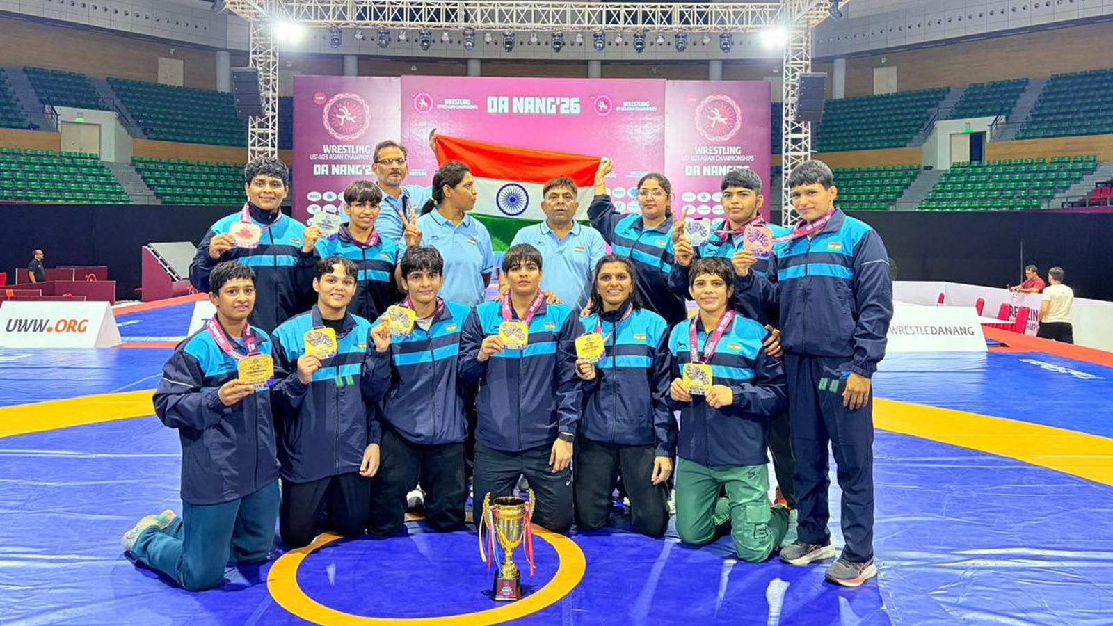 PM Modi congratulates Indian wrestlers on historic U23 Asian Championships performance