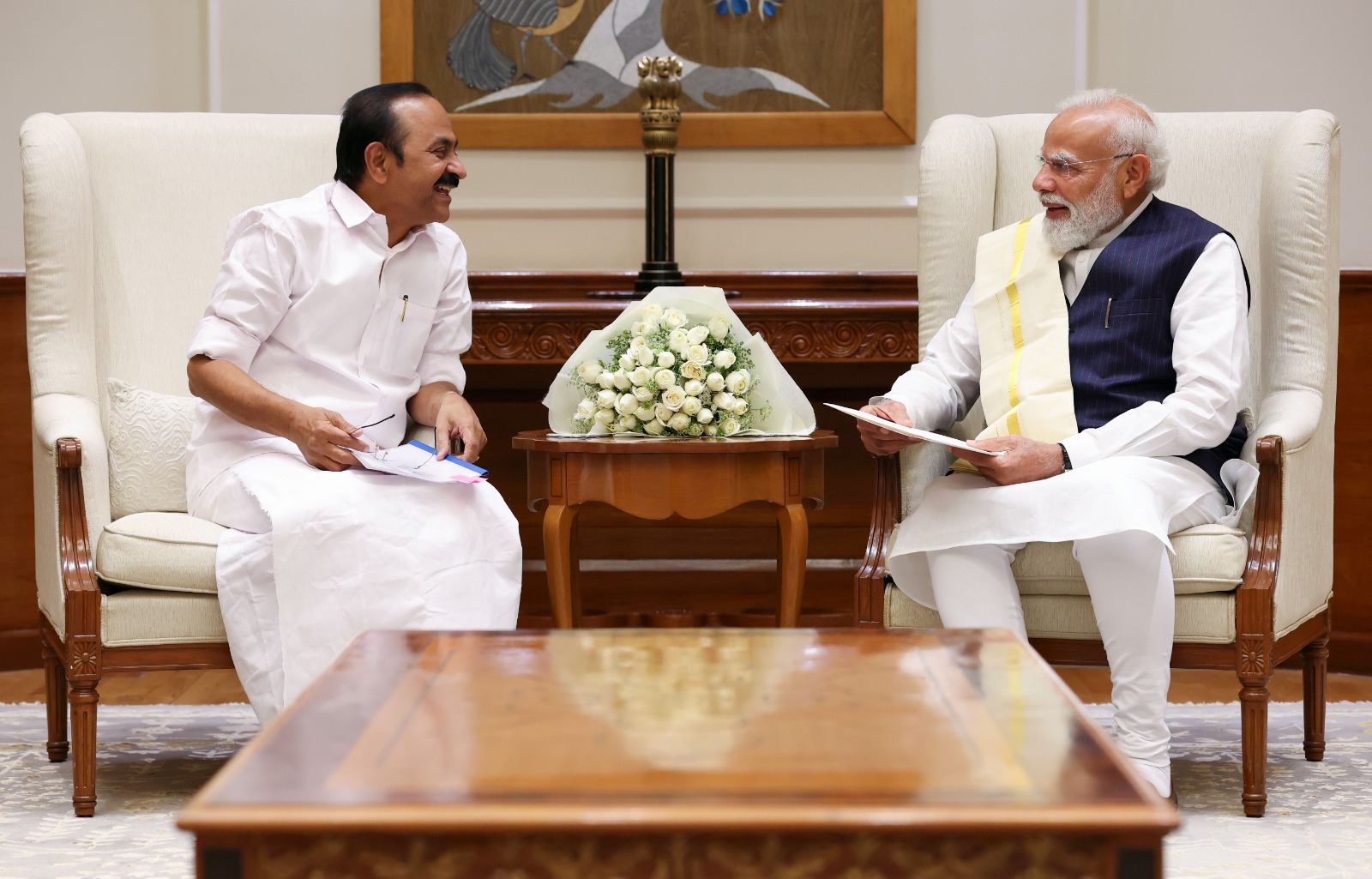 केरलम के मुख्यमंत्री वीडी सतीशन ने पीएम मोदी से की मुलाकात