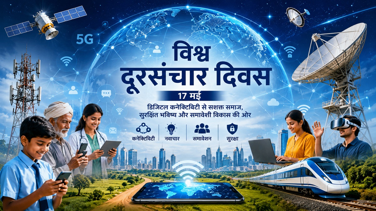विश्व दूरसंचार दिवस : डिजिटल क्रांति, वैश्विक संवाद और मानव सभ्यता का नया युग