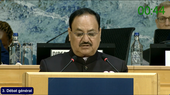 India pitches digital health revolution at World Health Assembly