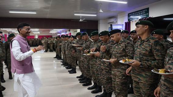 Minister of State for Defence Sanjay Seth reviews operational preparedness at Trivandrum Military Station
