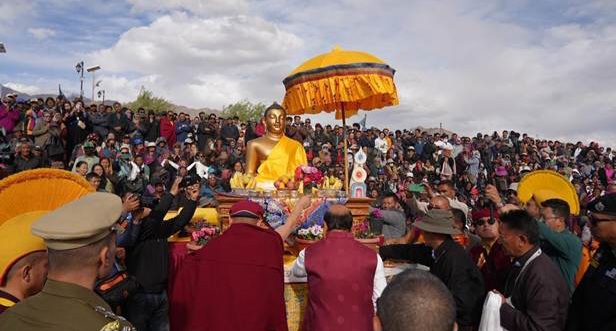 Sacred exposition of Holy Buddha Relics concludes in Ladakh, draws over 1.18 lakh devotees