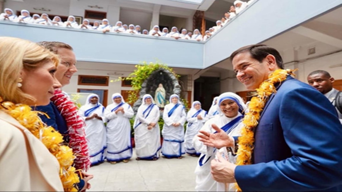 मिशनरीज ऑफ चैरिटी पहुंचे मार्को रुबियो, राजदूत गोर बोले: भारत- अमेरिका साझेदारी साझा मूल्यों पर आधारित