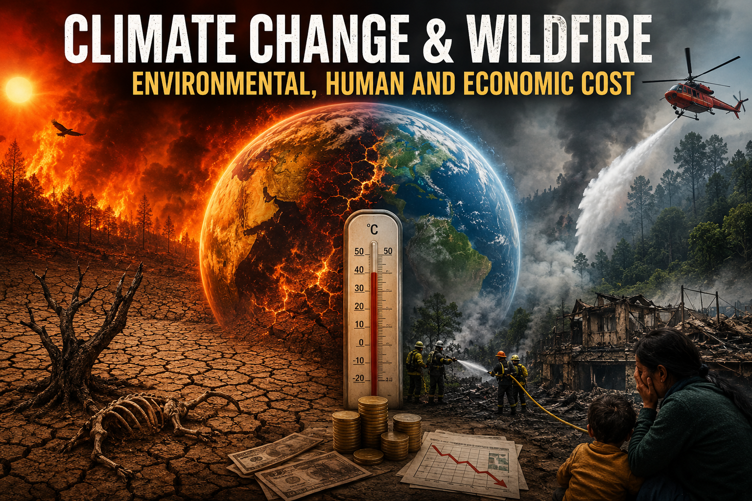 Climate Change & Wildfires: Environmental, human and economic costs