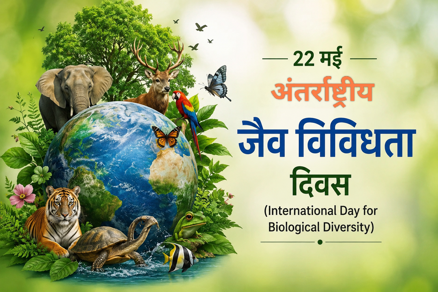अंतर्राष्ट्रीय जैव विविधता दिवस : प्रकृति और मानव जीवन के संतुलन का संदेश