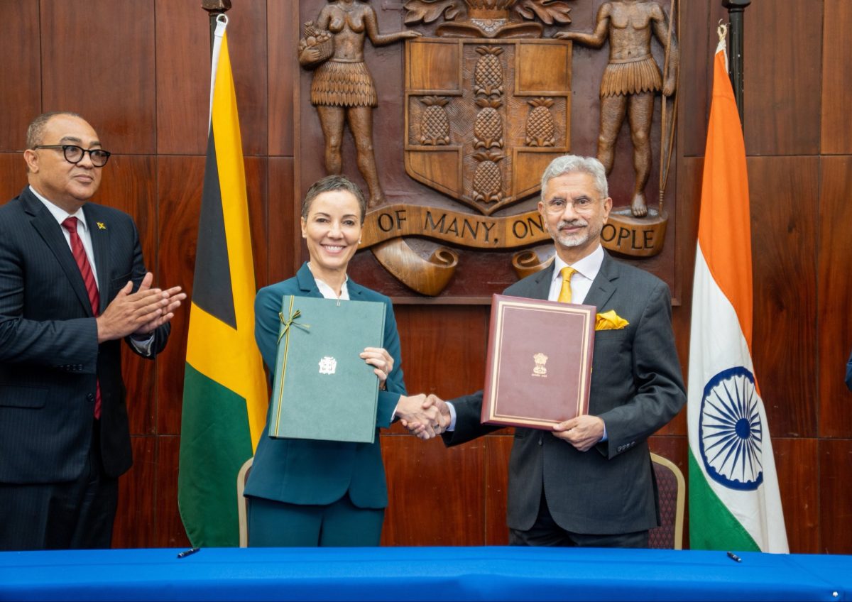 विदेश मंत्री डॉ. एस. जयशंकर ने जमैका की विदेश मंत्री से की मुलाकात, शिक्षा, स्वास्थ्य और खेती समेत अन्य मुद्दों पर हुई चर्चा