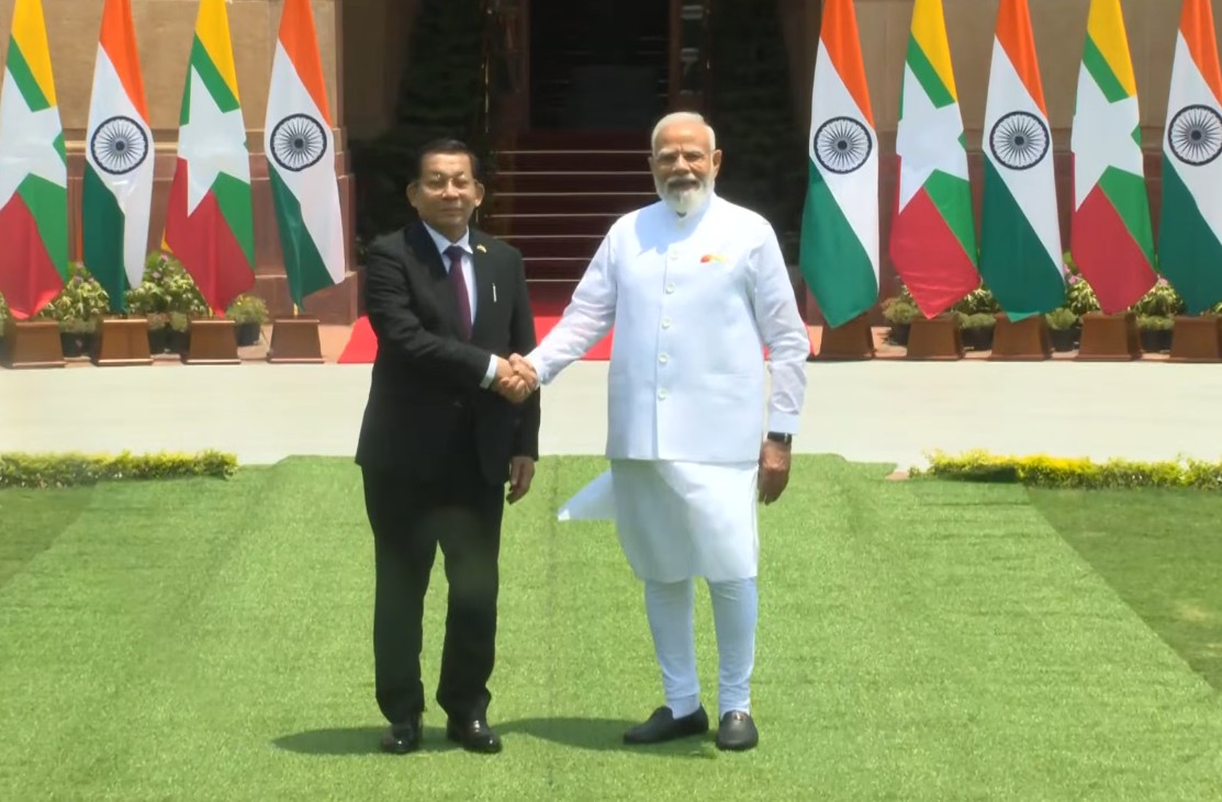 पीएम मोदी और म्यांमार के राष्ट्रपति की मुलाकात, द्विपक्षीय सहयोग मजबूत करने पर हुई चर्चा