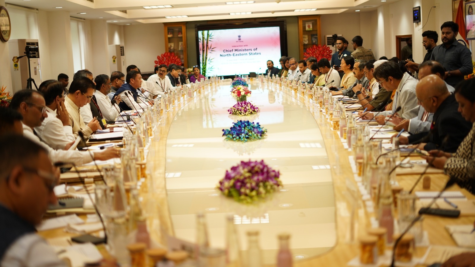 NITI Aayog holds discussions with CMs of Northeastern states