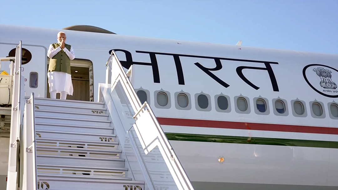PM Modi lands in Nice, to co-inaugurate ‘Bharat Innovates’ with French President