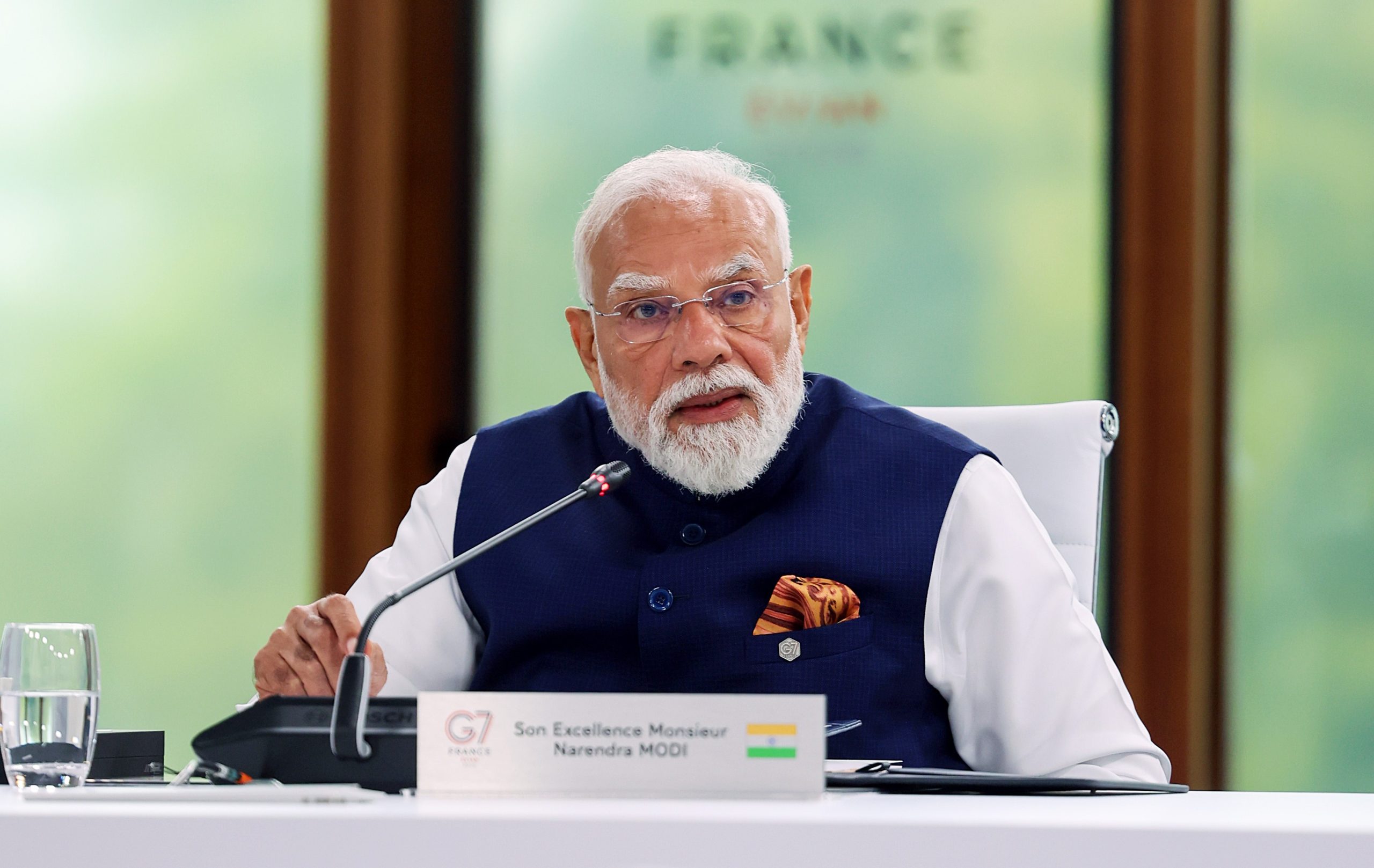 AI must empower people, not replace them, says PM Modi at G7 session