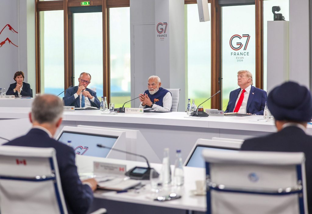 Evian: PM Modi participates in Outreach Session at G7 Summit 2026