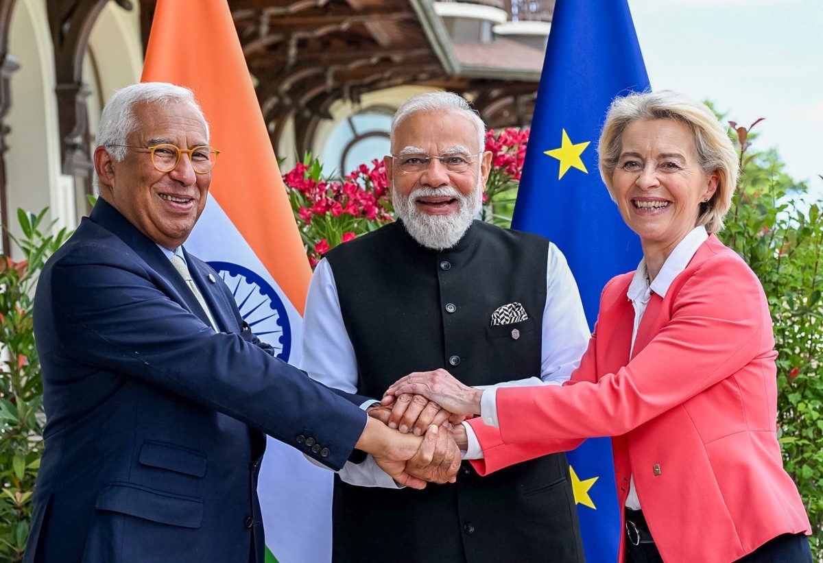 पीएम मोदी ने फ्रांस के एवियन में वैश्विक नेताओं से हुई मुलाकात की दिखाई झलक