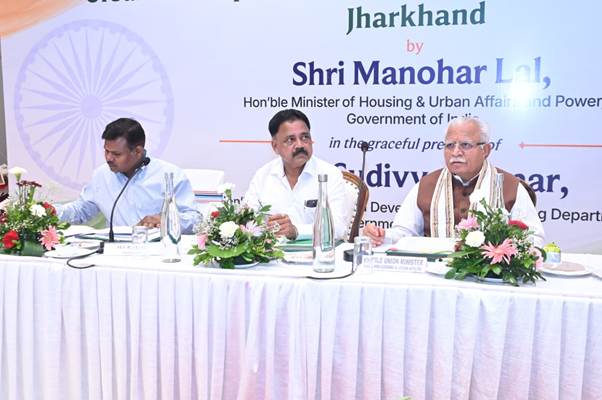 Union Minister reviews power sector, urban schemes with Jharkhand Govt