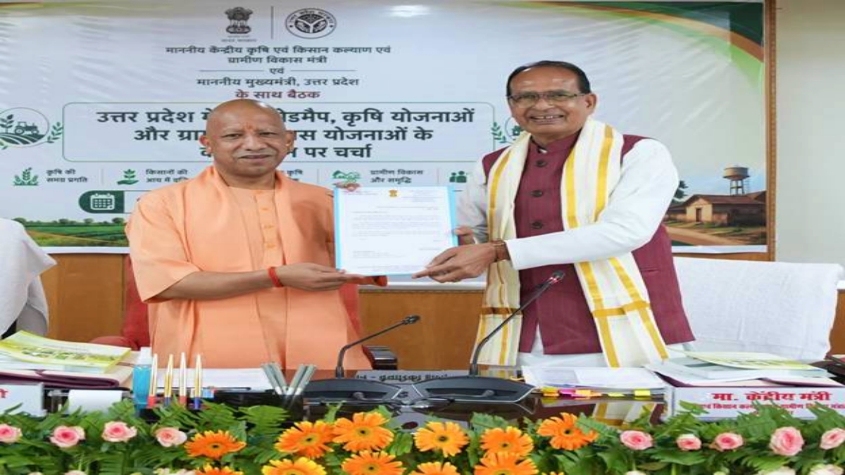 यूपी के विकास पर केंद्र-राज्य का फोकस, शिवराज सिंह और योगी आदित्यनाथ ने तय किया रोडमैप