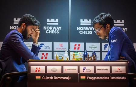 Norway Chess: Praggnanandhaa beats Gukesh as title race heads into final round; Assaubayeva wins women’s title